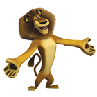 Jocul Madagascar 3 de colorat