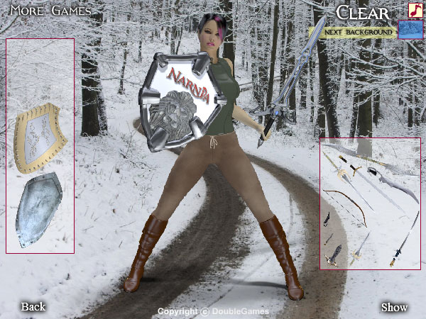 Free Download Narnia 3 Dress Up Game Screenshot 1